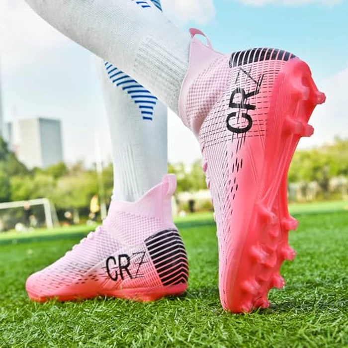 Soccer Cleats for Mens Womens Indoor Turf Soccer Shoes Youth AG TF Training Football Boots Unisex (111 Fen AG_40) by Sunqin - Image 2