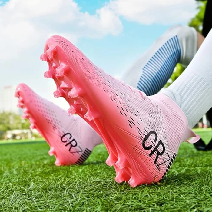 Soccer Cleats for Mens Womens Indoor Turf Soccer Shoes Youth AG TF Training Football Boots Unisex (111 Fen AG_40) by Sunqin - Image 7