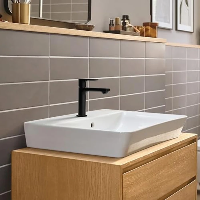 hansgrohe 72557821 Rebris E 110 with Pop-Up Drain, Brushed Nickel 1.2 GPM Single Hole Bathroom Faucet by Hansgrohe - Image 4