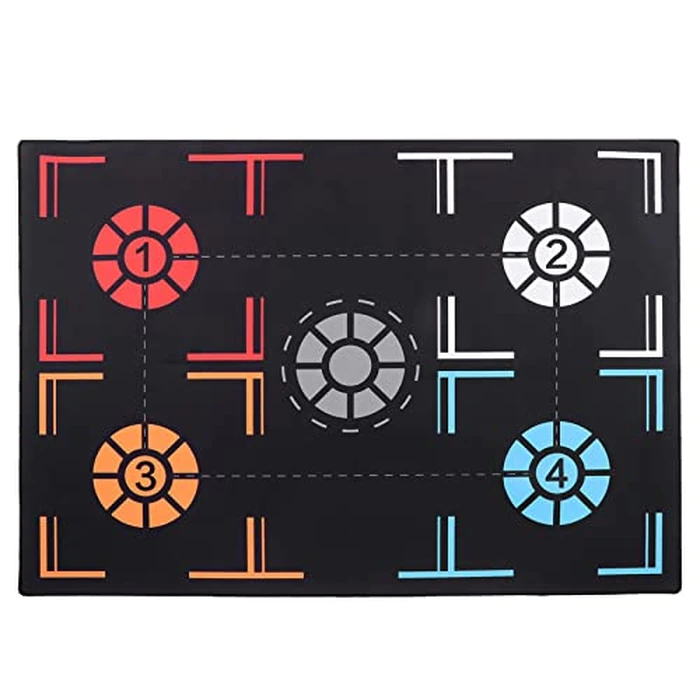 Basketball Training Mat,Non Slip Rubber Dribble Control Footstep Mat Sports Auxiliary Props Player Equipment by Dilwe - Used - Like New condition