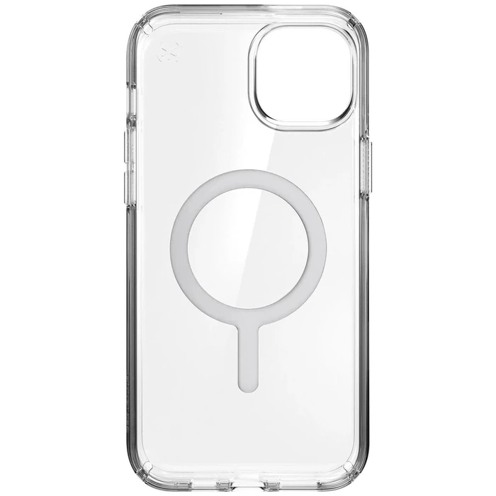 Speck Presidio Perfect-Clear MagSafe Phone Case for iPhone 15 Plus - Clear/Chrome by Speck - Image 3