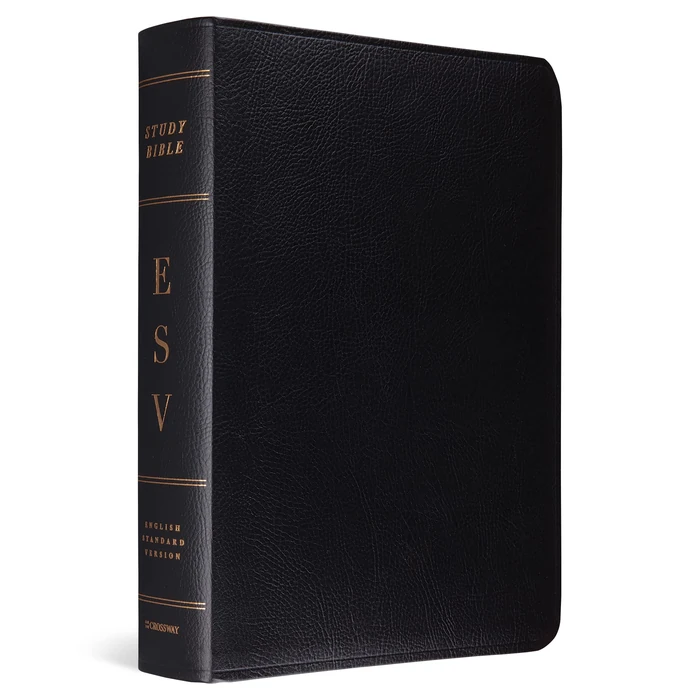 ESV Study Bible (Bonded Leather, Black) by Crossway - Used - Good condition