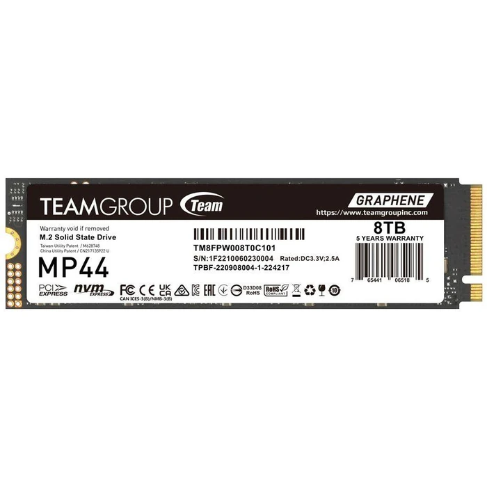 Team Group Elite MP44 M.2 PCIe 4.0 SSD - 2TB - Black by Team Group - Image 5