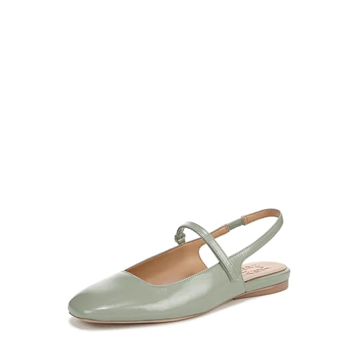 Naturalizer Women's Connie Mary Jane Flat, Pistachio Green, 9 Wide by Naturalizer - Used - Like New condition