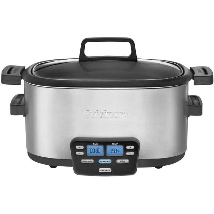 Cuisinart 6 Quart 3-in-1 Cook Central Multicooker - Silver by Cuisinart - Refurbished - Excellent condition