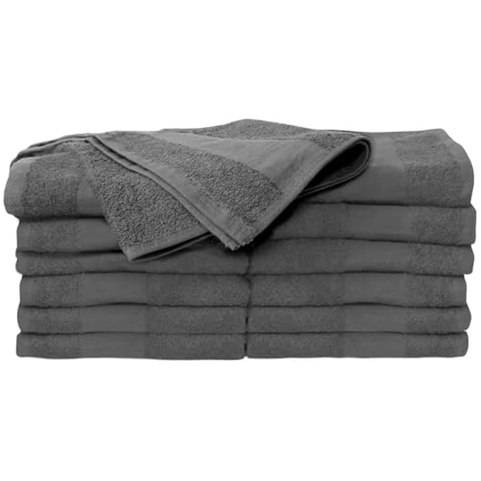 ForPro Premium Bleach Tough Salon Towels, Cool Grey, 100% Cotton, Bleach-Proof Towels, Stain Resistant, 16” W x 27” L, 12-Count by ForPro Professional Collection - Used - Very Good condition