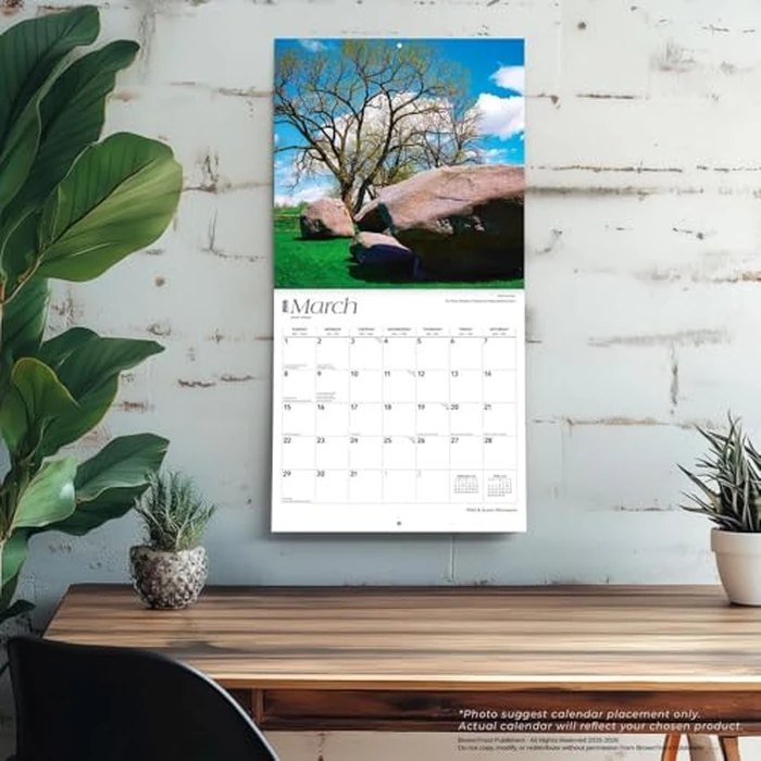 Minnesota Wild & Scenic | 2026 12 x 24 Inch (Hanging) Monthly Square Wall Calendar | Plastic-Free | BrownTrout | USA United States of America Midwest State Nature by BrownTrout - Image 2