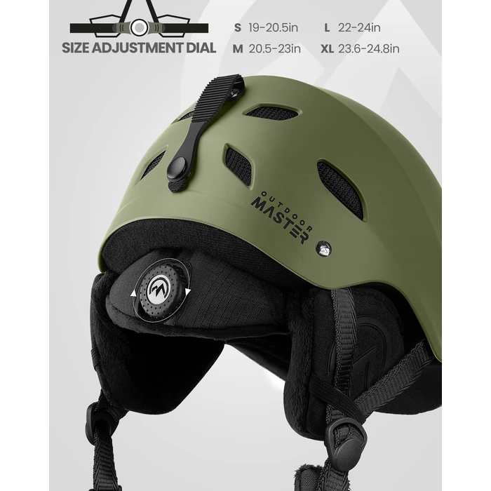 OutdoorMaster Ski Helmet Set,Kelvin Ski Helmet with Ski Goggles PRO - Snowboard Helmet Set for Men, Women & Youth by OutdoorMaster - Image 3