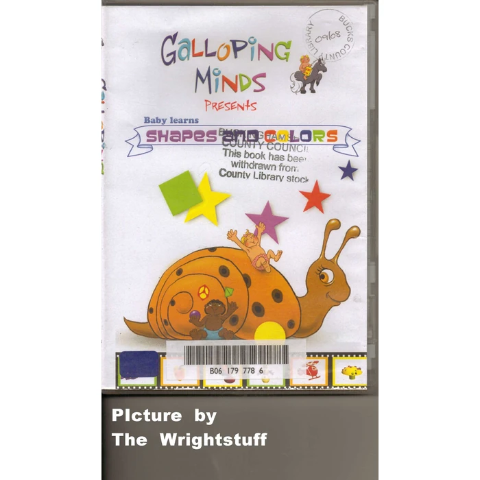 Galloping Minds - Baby Learns Shapes and Colors(2005) by QUANTUM LEAP - Used - Good condition - US$25.00
