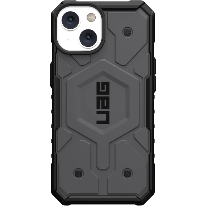 Urban Armor Gear Pathfinder Phone Case for iPhone 14 Plus - Silver by Urban Armor Gear - Image 1