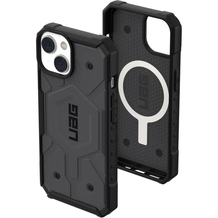 Urban Armor Gear Pathfinder Phone Case for iPhone 14 Plus - Silver by Urban Armor Gear - Image 2