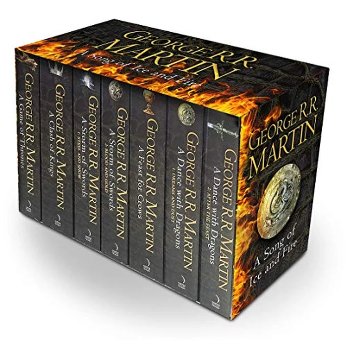 A Song of Ice and Fire (7 Volumes), Book Cover May Vary by Voyager - Used - Very Good condition - US$40.35