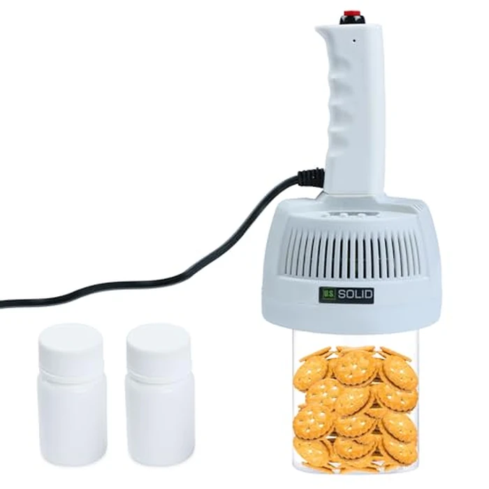 U.S. Solid Handheld Induction Sealer, 20-110mm Adjustable, Portable Electromagnetic Heat Cap Seal Machine for Plastic & Glass Bottles, Power & Time Control, Ideal for Packaging & Sealing by U.S. Solid - Used - Very Good condition - CA$96.36