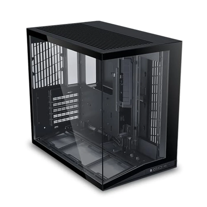 LIAN LI O11D MINI V2 | Compact ATX Mid-Tower Airflow Computer Case | Panoramic View | Fully Ventilated Airflow | Adjustable I/O | Pillar-Less | Cable Management | Black (O11DMIV2X) by Lian Li - Used - Like New condition - US$81.42