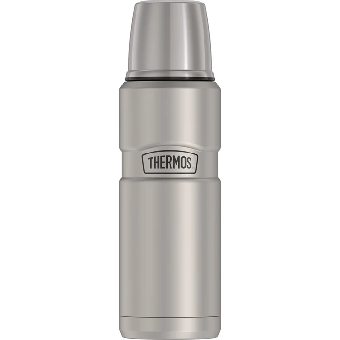 Thermos Stainless King 16 Ounce Compact Bottle, Stainless Steel, Gray by Thermos - Used - Very Good condition - CA$22.03