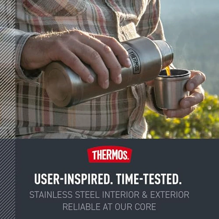 Thermos Stainless King 16 Ounce Compact Bottle, Stainless Steel, Gray by Thermos - Image 6
