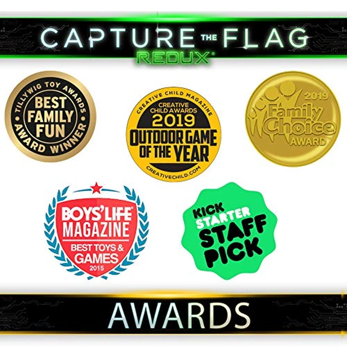Redux: The Original Glow in The Dark Capture The Flag Game | Ages 8+ | Outdoor Games for Kids and Teens | Glow in the Dark Games | Sports Gifts for Boys | Alternative to Laser Tag Guns & Flag Football by Starlux Games - Image 8