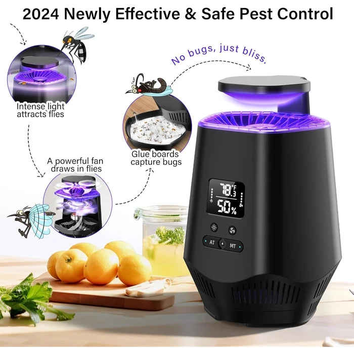 Fooxem Fruit Fly Traps for Indoors IT10 - Black by Fooxem - Image 2