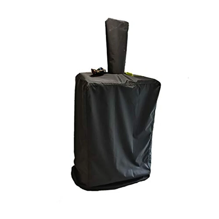 J&C Outdoor Pizza Oven Cover - Black Weather Resistant Dustproof Protection for Wood-Fired Charcoal Pizza Oven and BBQ - Rain Cover for Bread by J&C - Image 6