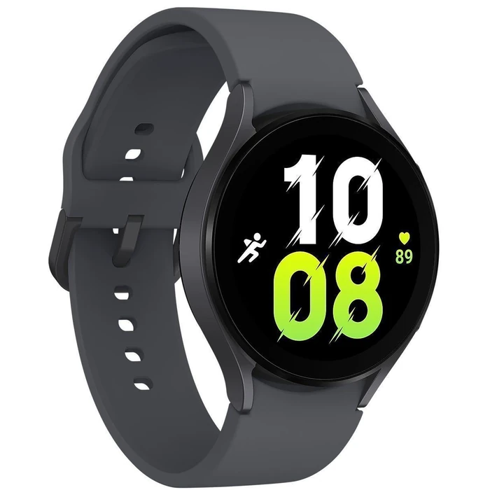 Samsung Galaxy Watch5 (Bluetooth + LTE) - 16GB - 44mm - Sapphire Aluminum Case with Graphite Fluoroelastomer Sport Band by Samsung - Image 3