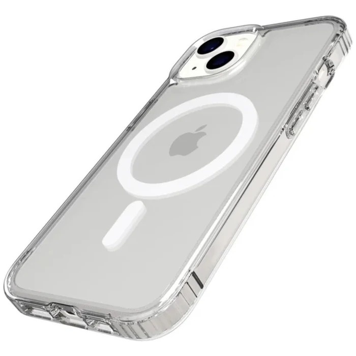 Tech21 EvoClear Series Phone Case with MagSafe for iPhone 14 - Clear by Tech21 - Image 3