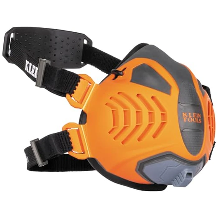 Klein Tools 60552 Reusable P100 Half-Mask Respirator with Replaceable Filters for Dust, Metal Fumes, and Oil Mist, M/L by KLEIN TOOLS - Image 1