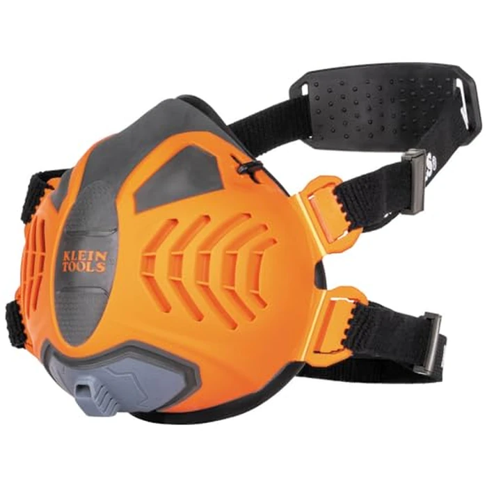 Klein Tools 60552 Reusable P100 Half-Mask Respirator with Replaceable Filters for Dust, Metal Fumes, and Oil Mist, M/L by KLEIN TOOLS - Image 7