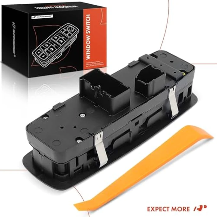 A-Premium 3+9 PINS Master Power Window Switch Compatible with Ram 1500 2500 3500 2013-2015, C/V & Dodge Grand Caravan 2012-2020 & Chrysler Town & Country 2012-2016, Replace# 68110866AA by A-premium - Image 8