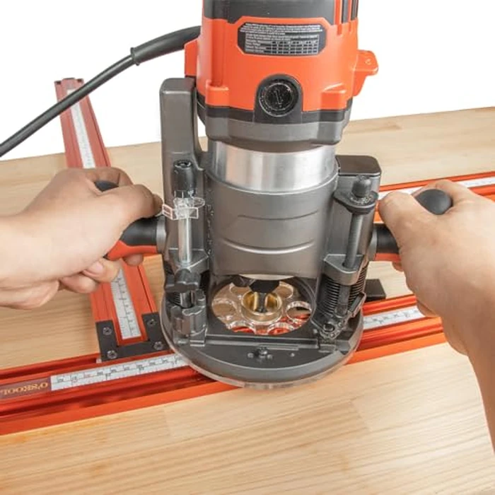 O'SKOOL Adjustable Square Router Template Guide - 23.6"x23.6" Variable Router Jig for Precision Juice Groove Router Jig Cuts in Cutting Boards and Serving Trays, PGS003 by O'SKOOL - Image 5