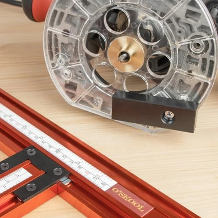 O'SKOOL Adjustable Square Router Template Guide - 23.6"x23.6" Variable Router Jig for Precision Juice Groove Router Jig Cuts in Cutting Boards and Serving Trays, PGS003 by O'SKOOL - Image 6