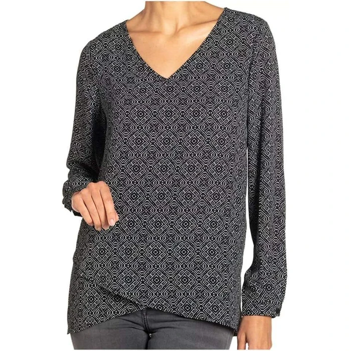 Chelsea & Theodore Women's Top Geo Print - S - Black/White by Chelsea & Theodore - Refurbished - Brand New condition - US$10.49
