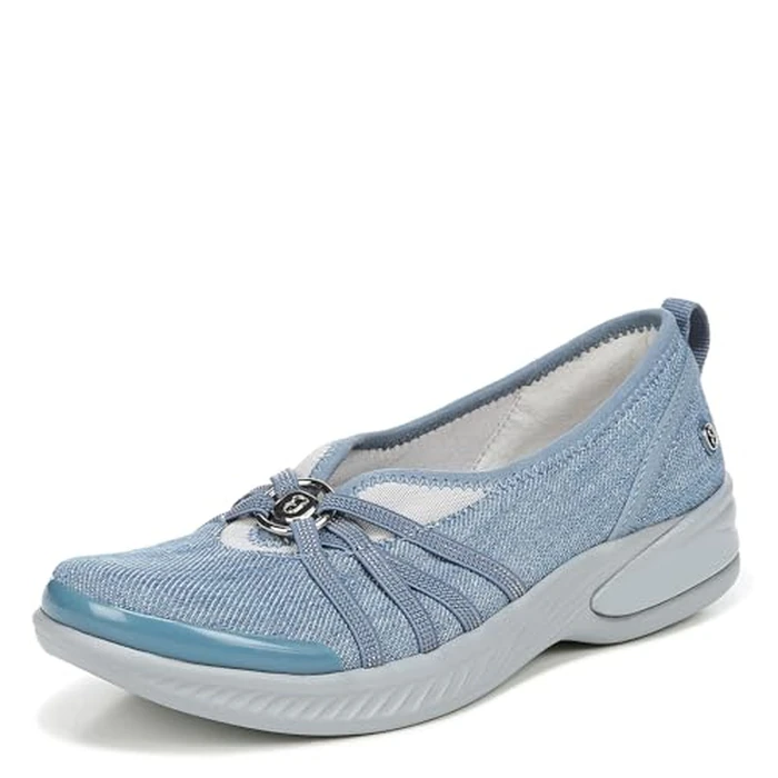 BZees Women's Niche Sneaker, Washed Denim Fabric, 6.5 M US by LifeStride - Used - Like New condition - CA$70.40