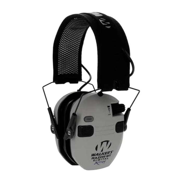 WALKER'S Razor Digital X-TRM Bluetooth Sound-Enhancing Hunting Shooting Ear Protection Electronic Earmuffs with Gel Earpads & Mesh Headband, 2 AAA Batteries Included by Walker's - Used - Like New condition