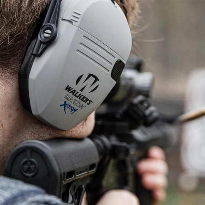 WALKER'S Razor Digital X-TRM Bluetooth Sound-Enhancing Hunting Shooting Ear Protection Electronic Earmuffs with Gel Earpads & Mesh Headband, 2 AAA Batteries Included by Walker's - Image 7