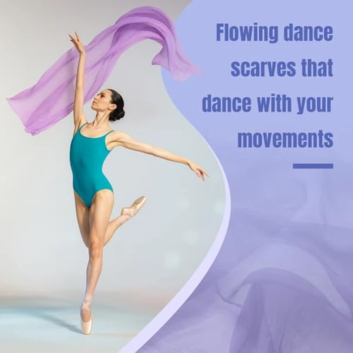 Breling 12 Pcs Large Chiffon Play Scarves Bulk 35 x 35 Inch Square Dance Juggling Scarves Soft Colorful for Music Movement Juggling Performance Magic Trick Props Accessories, 12 Colors by Breling - Image 5