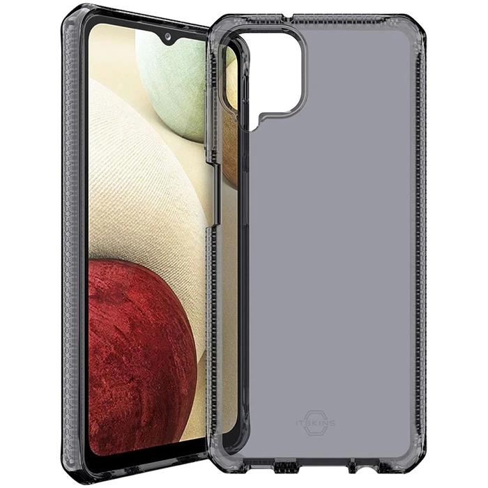 Itskins Spectrum Clear Phone Case for Galaxy A12 - Smoke by Itskins - Image 4