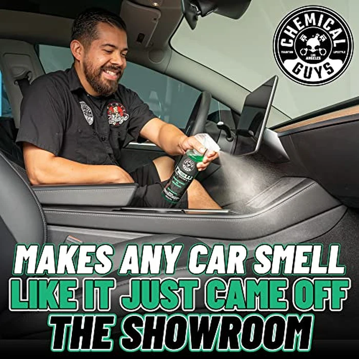 Chemical Guys New Car Smell Air Freshener and Premium Odor Eliminator Refreshes & Neutralizes Odors, Great Car Fresheners for Trucks, SUVs, RVs, and More - 16 oz by Chemical Guys - Image 4