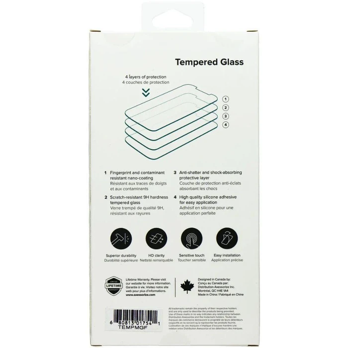 Axessorize Tempered Glass Screen Protector for Motorola Moto G Fast (2020) - Clear by Axessorize - Image 2