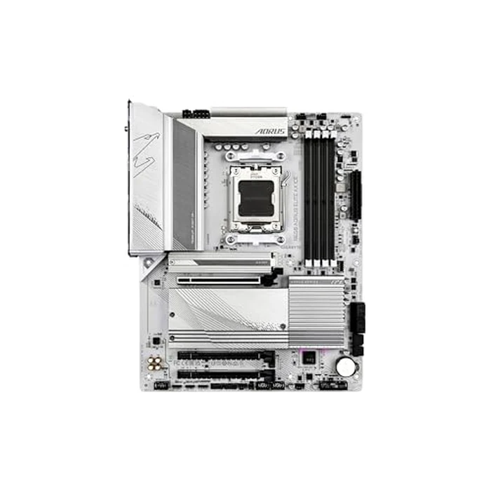 GIGABYTE B650 AORUS Elite AX ICE AMD AM5 ATX Motherboard, Support Ryzen 9000/8000/7000 Series, DDR5, 12+2+2 Power Phase, PCIe 5.0 M.2, USB-C 3.2 Gen 2, WIFI6E, 2.5GbE, EZ-Latch, Q-Flash, RGB Fusion by GIGABYTE - Image 3