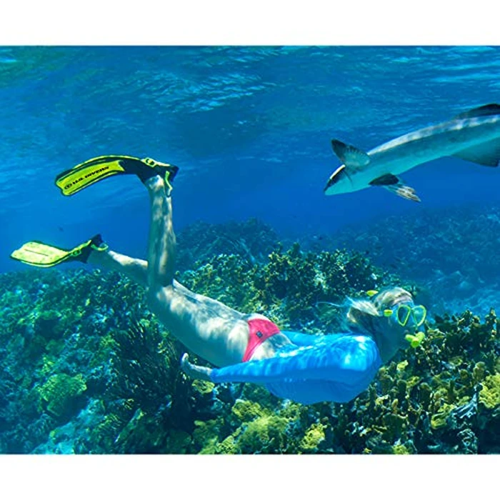 U.S. Divers Junior Regal Kids Swimming Mask and Dry Top Snorkel Youth Combo Set, Fun Purple,Pink by U.S. Divers - Image 3