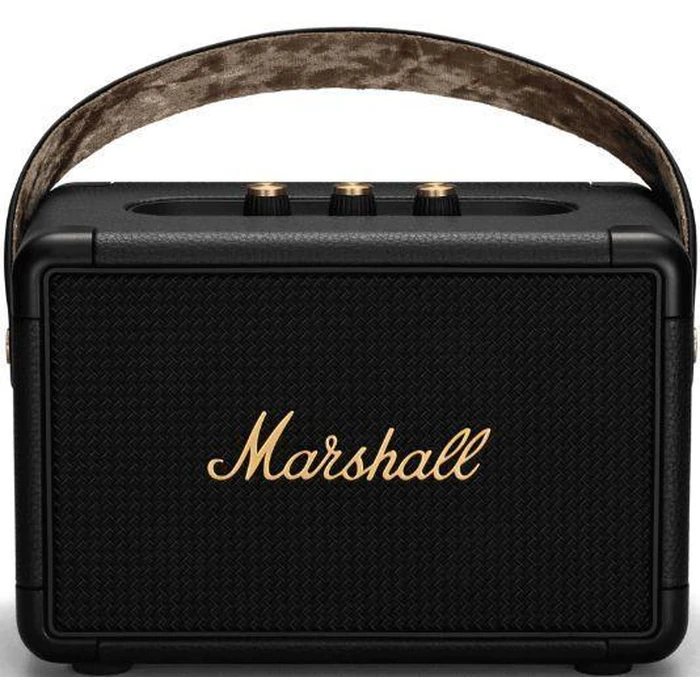 Marshall Kilburn II Bluetooth Speaker - Black & Brass by Marshall - Image 1