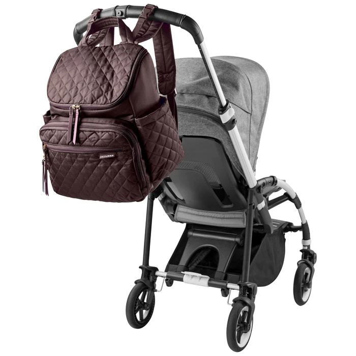 Skip Hop Diaper Bag Backpack: Forma, Multi-Function Baby Travel Bag with Changing Pad & Stroller Attachment, Chocolate by Skip Hop - Image 2
