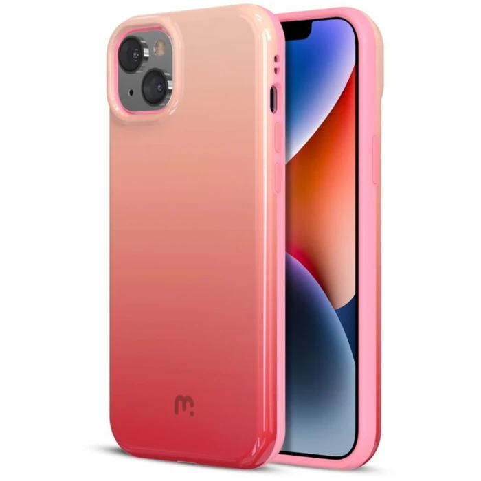 MyBat Pro Chic Series Phone Case for iPhone 14 Plus - Bubblegum by MyBatPro - Image 2