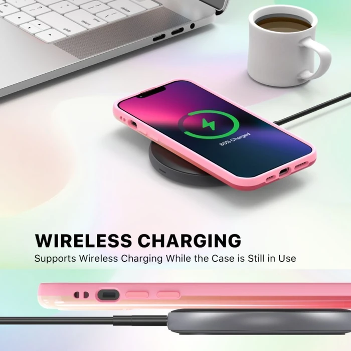 MyBat Pro Chic Series Phone Case for iPhone 14 Plus - Bubblegum by MyBatPro - Image 6