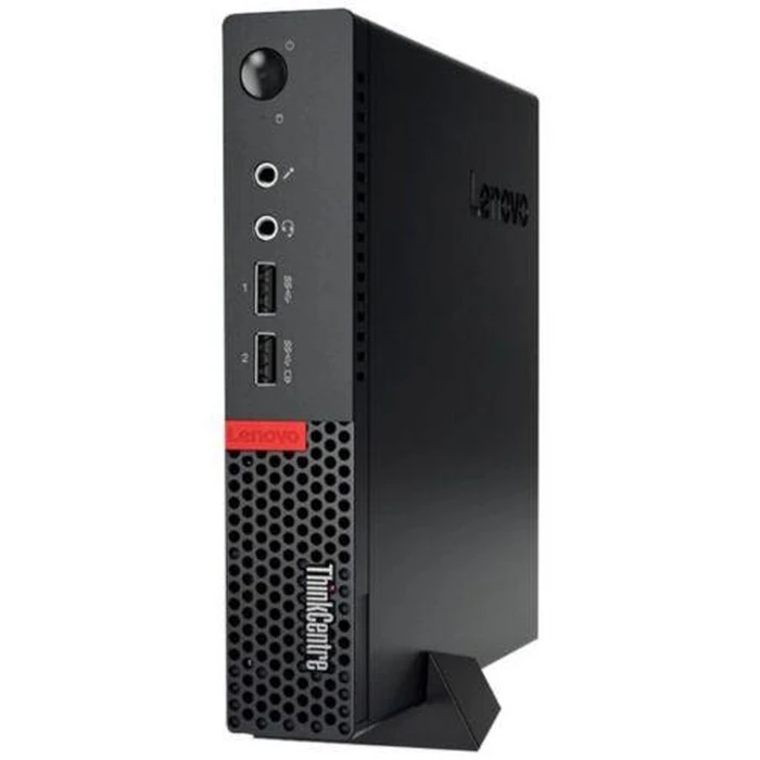 Lenovo ThinkCentre M710q Tiny Desktop - Intel Pentium G4400T 2.9GHz - 256GB - Black - 8GB RAM by Lenovo - Image 2