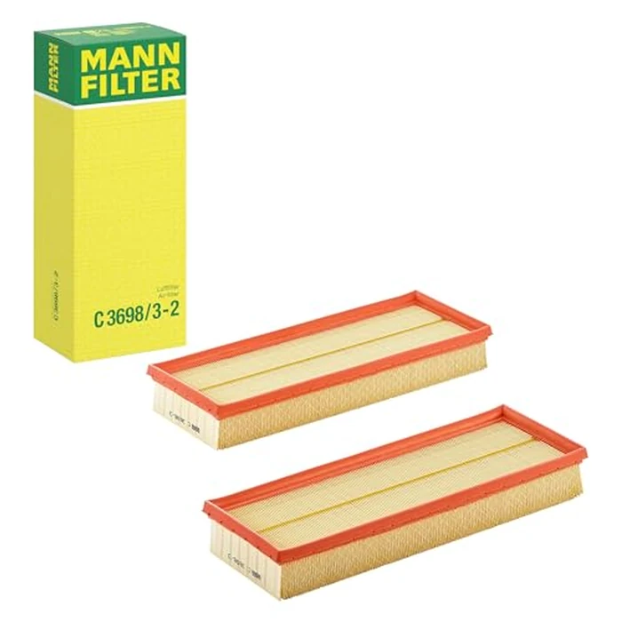 Mann Filter C 3698/3-2 Engine Air Filter Replacement Set Compatible With Various Mercedes-Benz Vehicles (1999-2015) by Mann Filter - Used - Like New condition - US$16.63