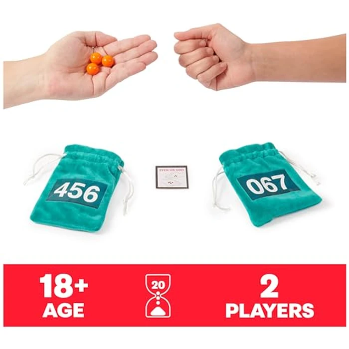 Spin Master Games, Squid Game Marbles Based on The Hit Netflix Drama, for Adult Players to Test Their Luck, 2 Players, for Ages 18 & Up by Spin Master Games - Image 2