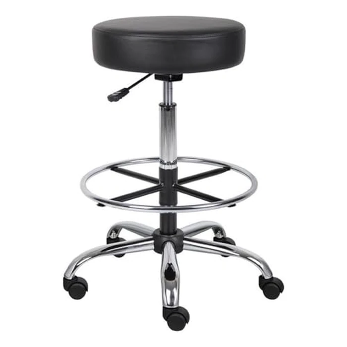 Boss Office Products B16240-BK Be Well Medical Spa Drafting Sool in Black, Low-Back by Boss Office Products - Image 7