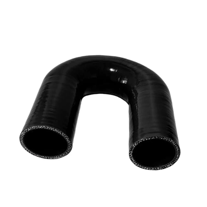 Haturmyko ID 4" (102mm) 180 Degree U Bend Shape Silicone Coupler Hose, 4-Ply Reinforced Universal Silicone Elbow Pipe for Intake Hose Radiator Turbo Coupling Black by Haturmyko - Image 6