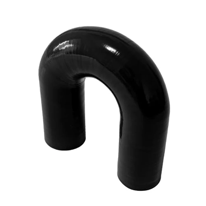 Haturmyko ID 4" (102mm) 180 Degree U Bend Shape Silicone Coupler Hose, 4-Ply Reinforced Universal Silicone Elbow Pipe for Intake Hose Radiator Turbo Coupling Black by Haturmyko - Image 7